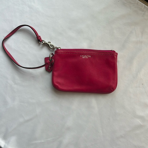 Coach Pink Wristlet - Picture 2 of 6